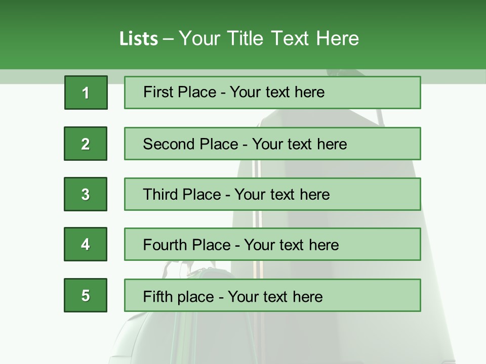 Bu Ine Room Chair PowerPoint Template