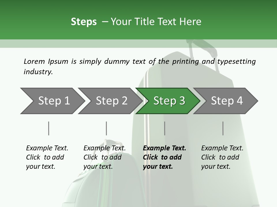 Bu Ine Room Chair PowerPoint Template