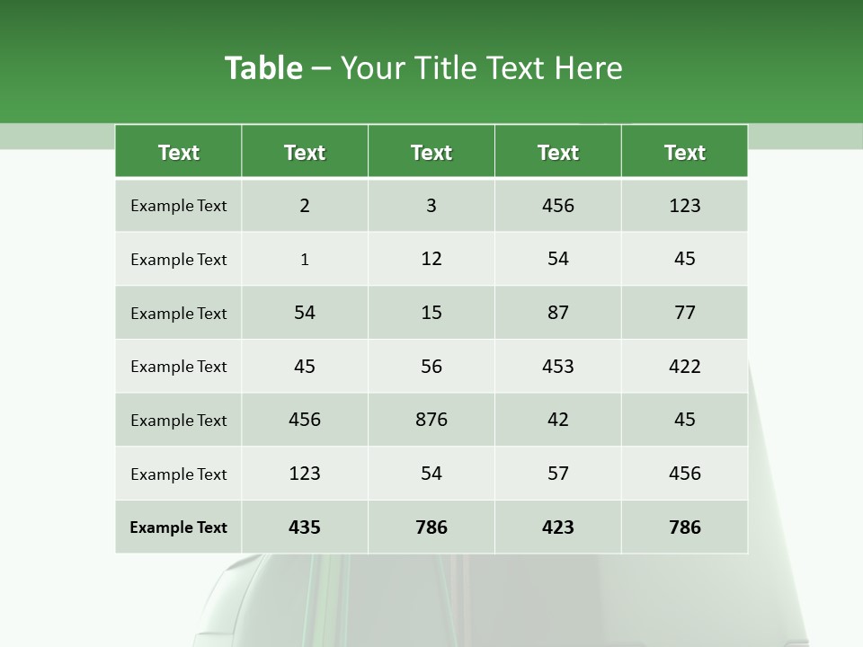 Bu Ine Room Chair PowerPoint Template