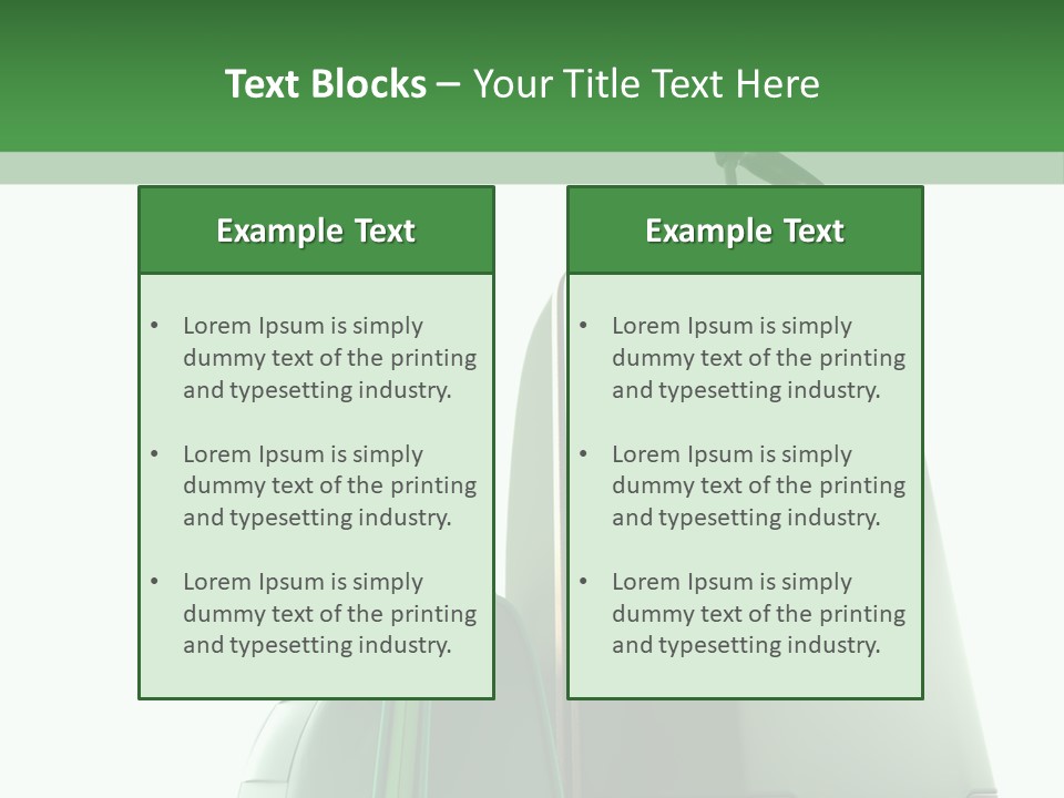 Bu Ine Room Chair PowerPoint Template