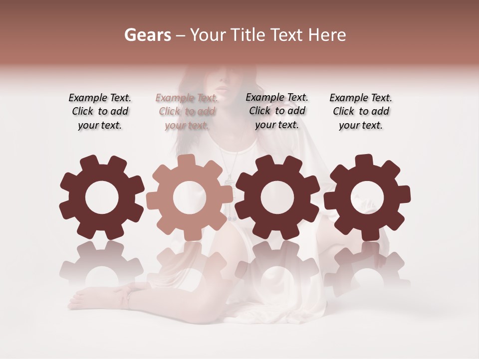 Attractive Fashion Female PowerPoint Template