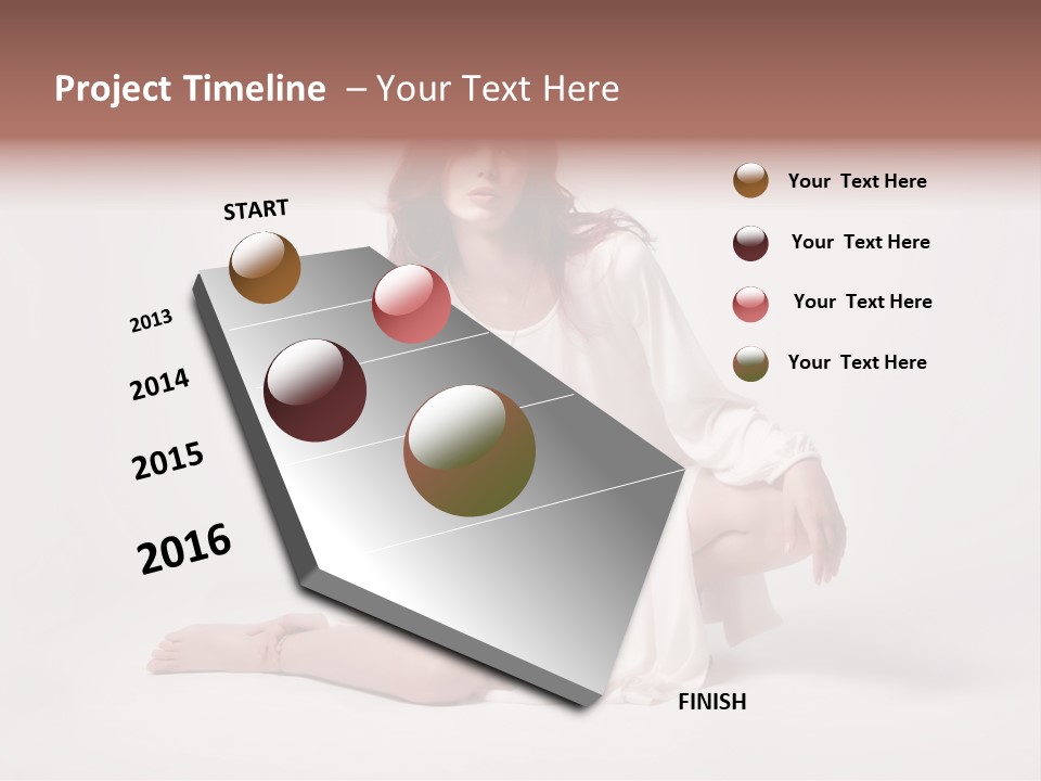 Attractive Fashion Female PowerPoint Template
