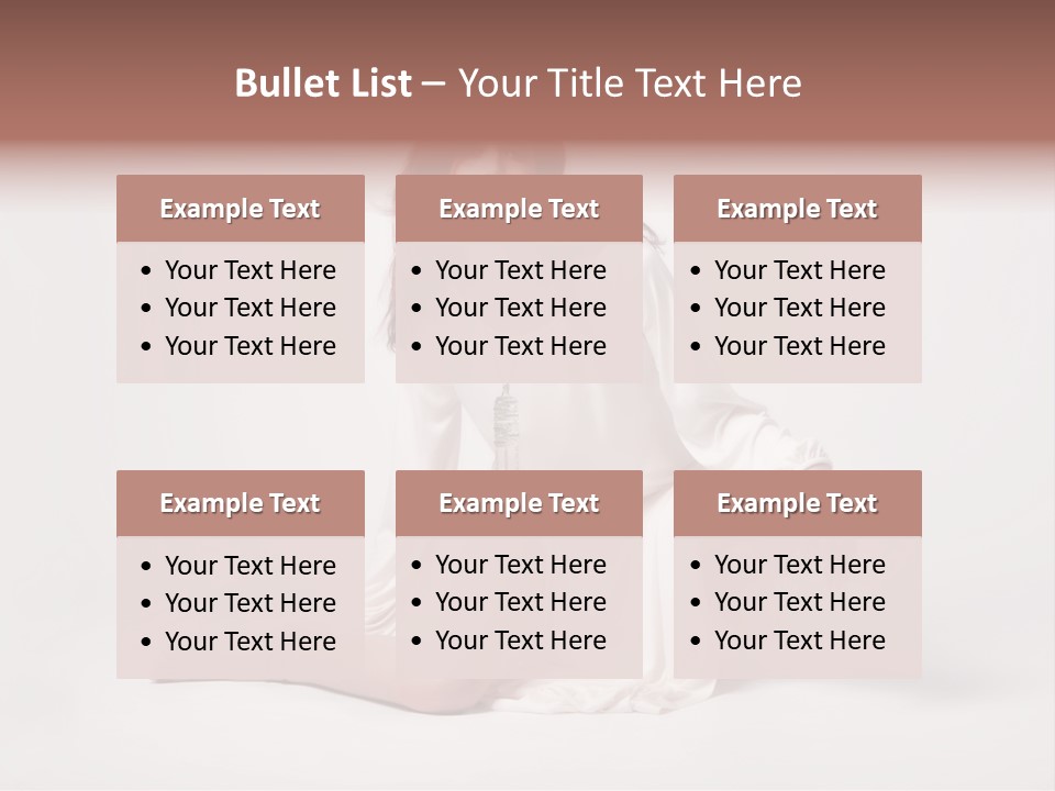 Attractive Fashion Female PowerPoint Template