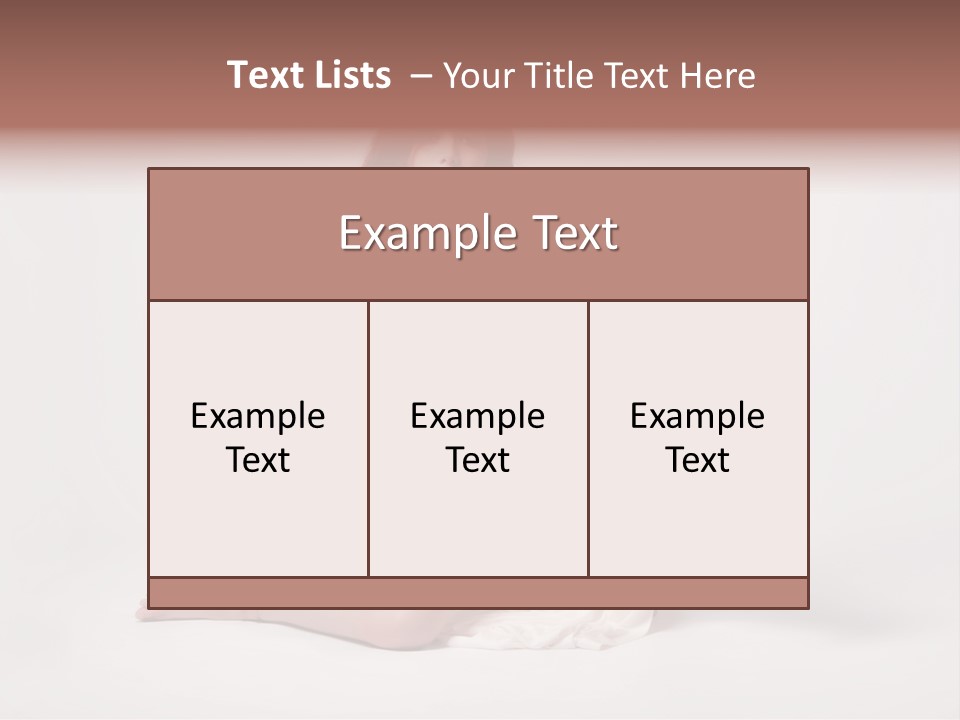 Attractive Fashion Female PowerPoint Template