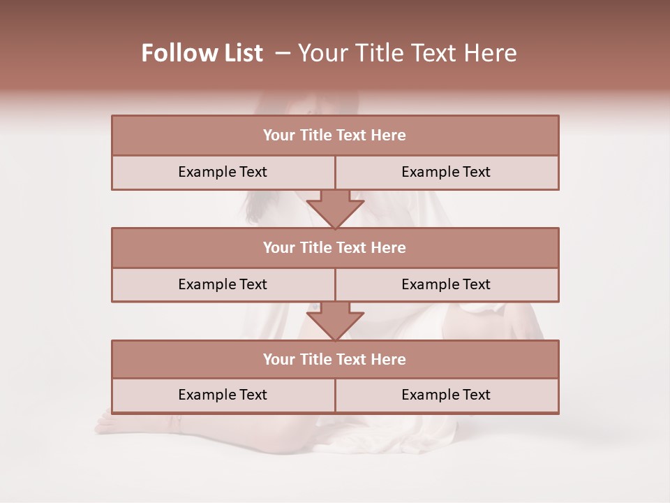 Attractive Fashion Female PowerPoint Template