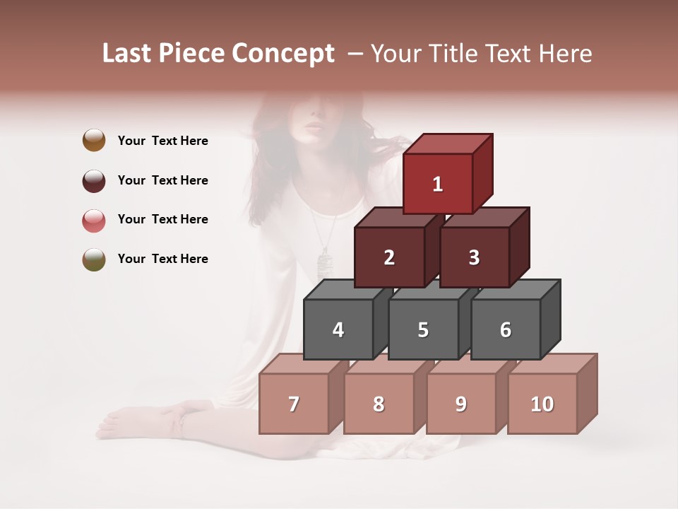 Attractive Fashion Female PowerPoint Template