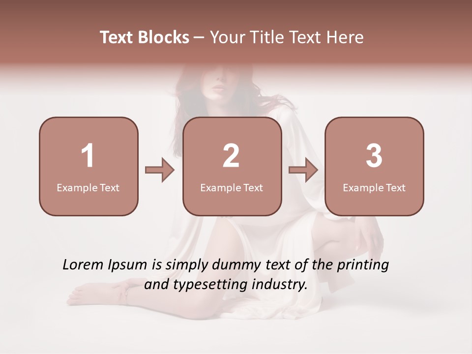 Attractive Fashion Female PowerPoint Template