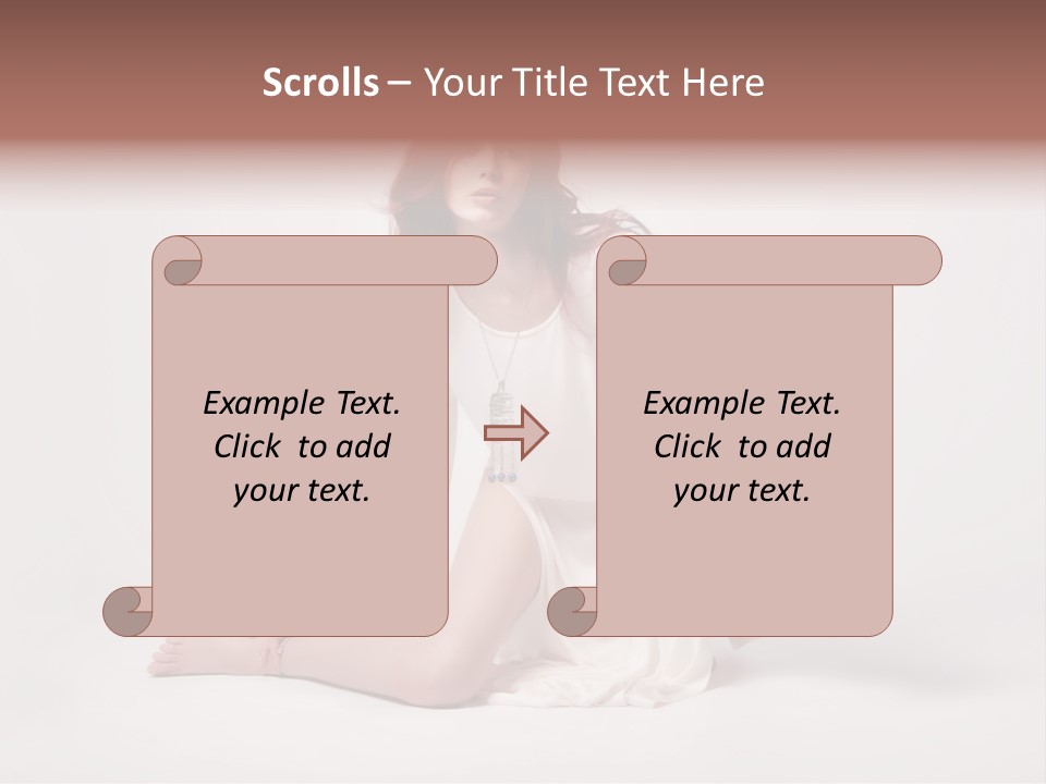 Attractive Fashion Female PowerPoint Template