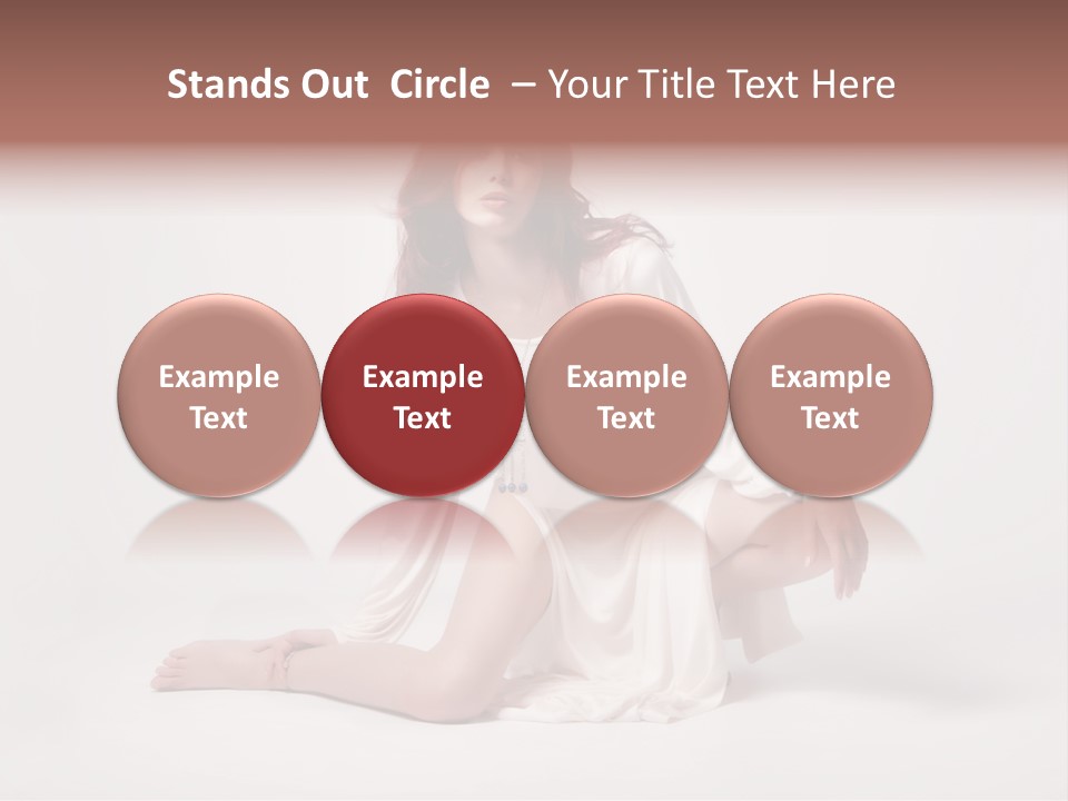 Attractive Fashion Female PowerPoint Template