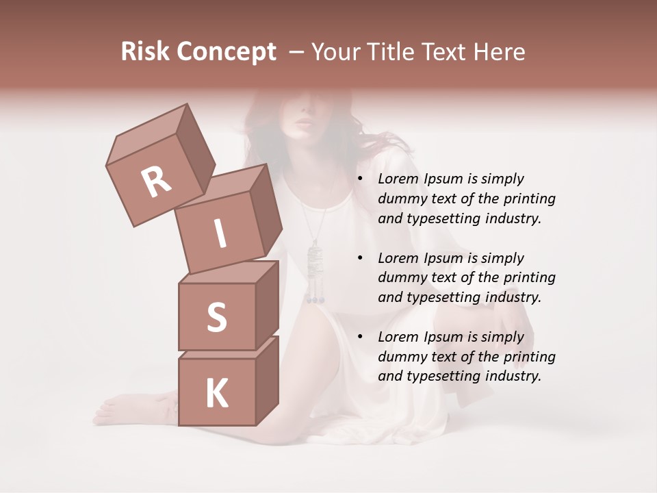 Attractive Fashion Female PowerPoint Template