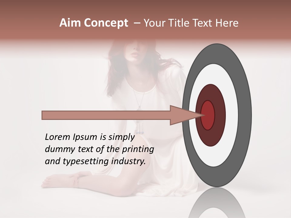 Attractive Fashion Female PowerPoint Template