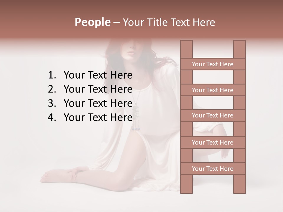 Attractive Fashion Female PowerPoint Template