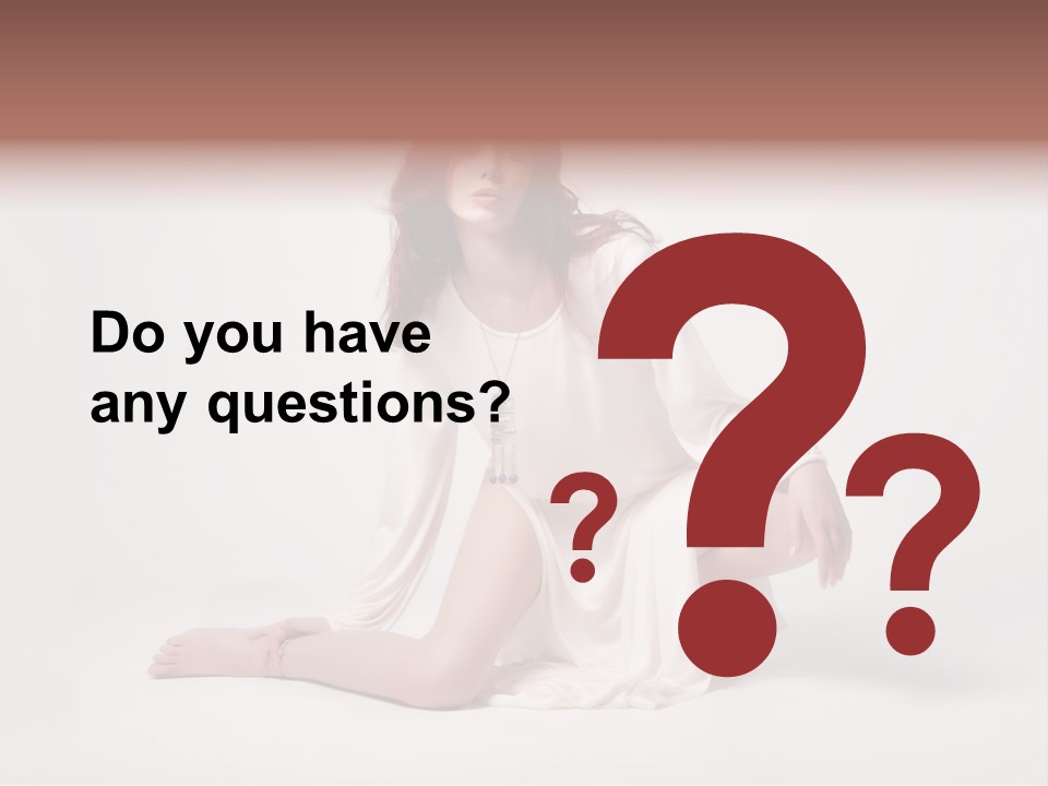 Attractive Fashion Female PowerPoint Template