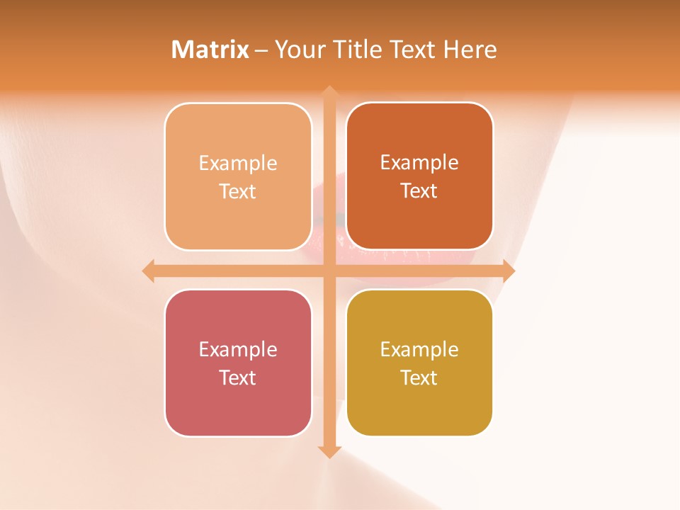 Woman Portrait Nature PowerPoint Template