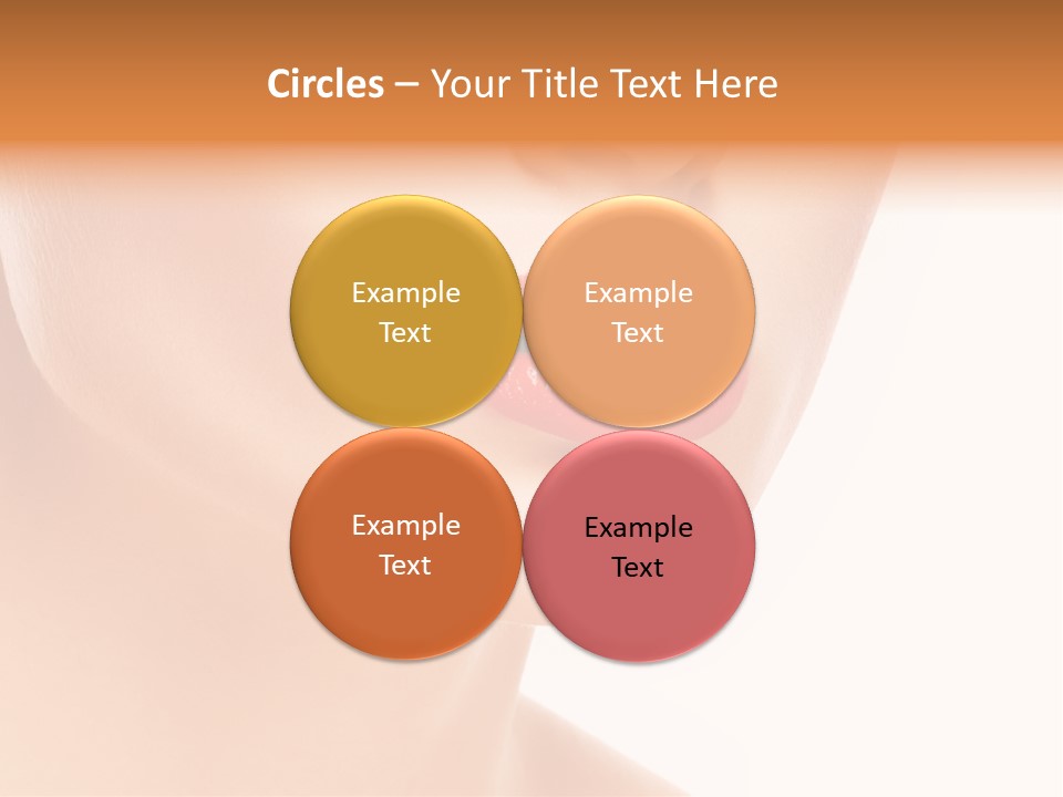 Woman Portrait Nature PowerPoint Template