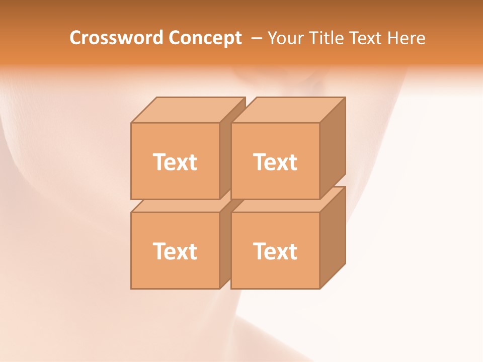 Woman Portrait Nature PowerPoint Template