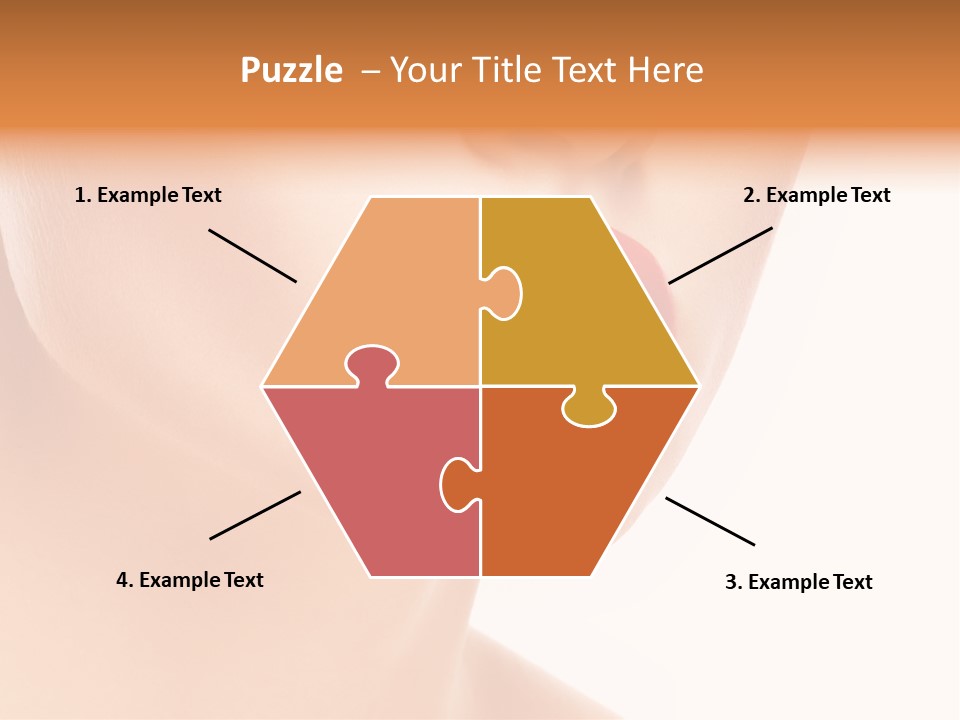 Woman Portrait Nature PowerPoint Template