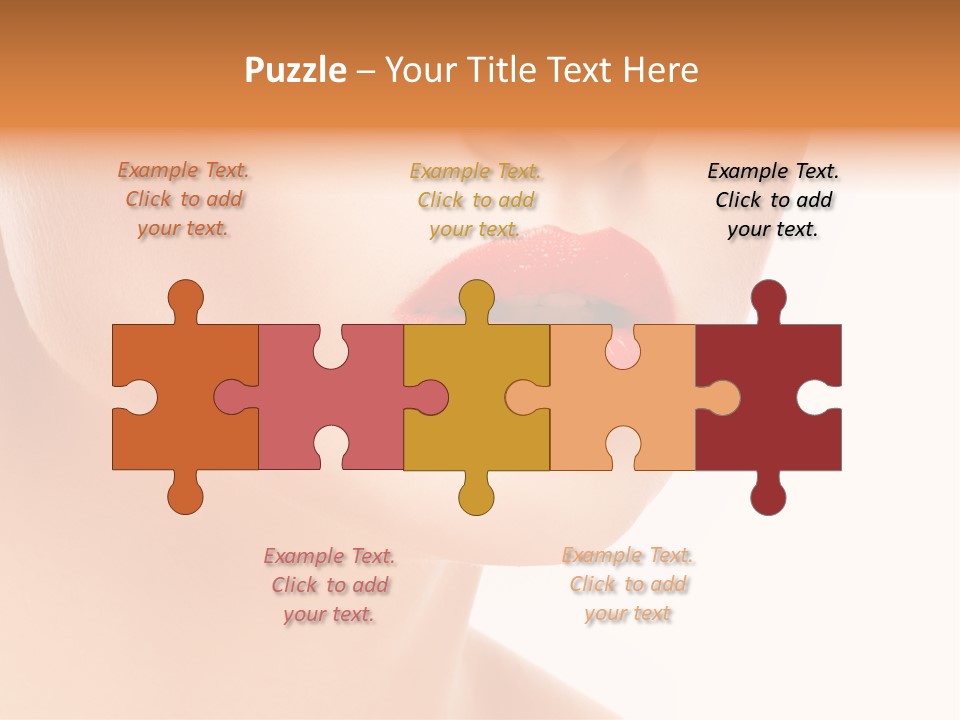 Woman Portrait Nature PowerPoint Template