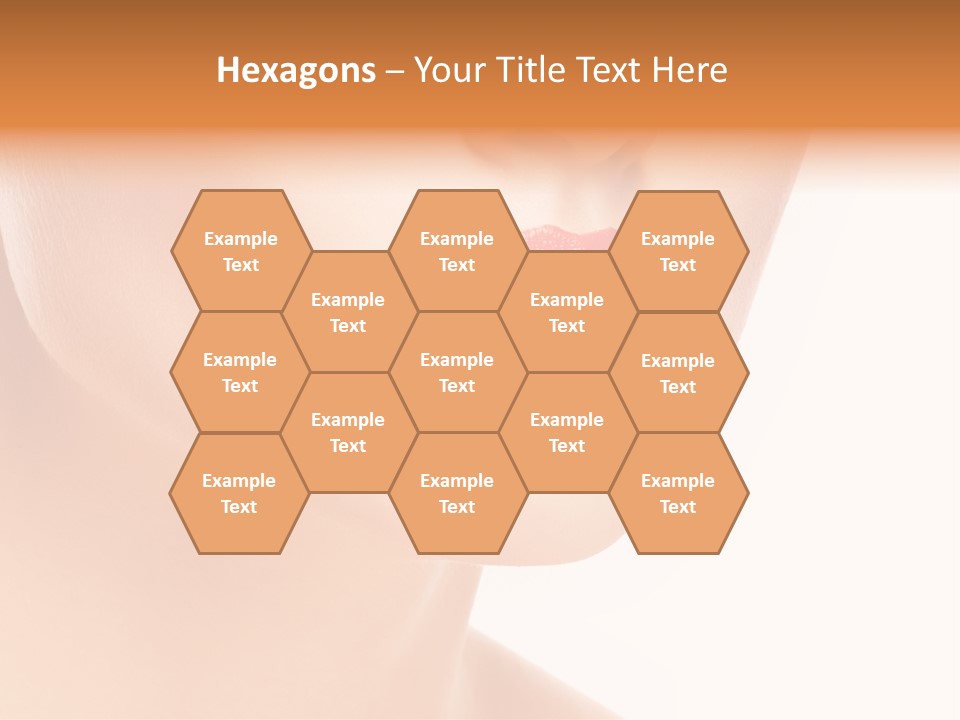 Woman Portrait Nature PowerPoint Template