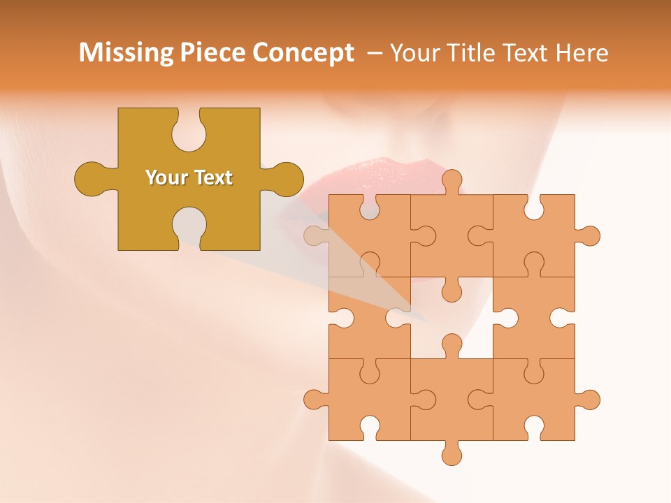 Woman Portrait Nature PowerPoint Template