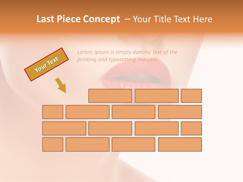 Woman Portrait Nature PowerPoint Template