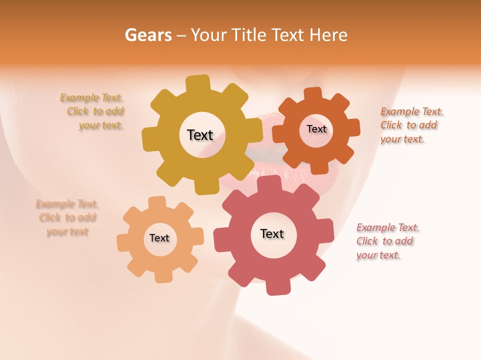 Woman Portrait Nature PowerPoint Template