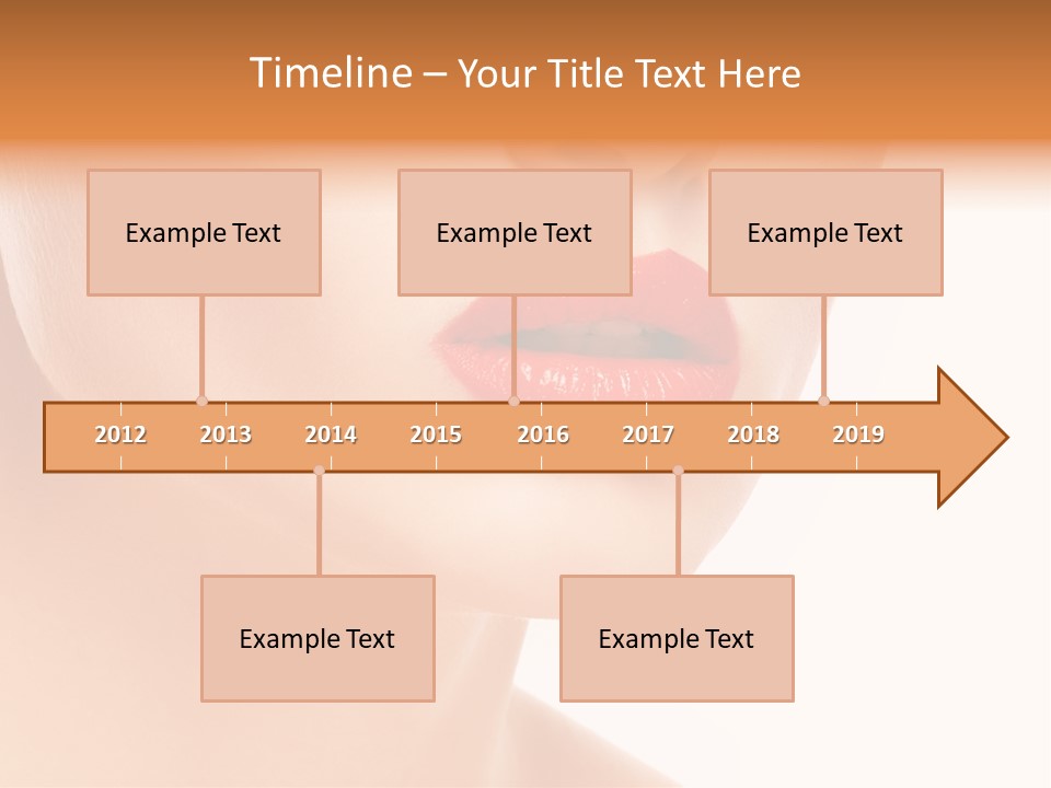 Woman Portrait Nature PowerPoint Template