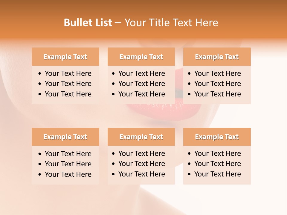 Woman Portrait Nature PowerPoint Template