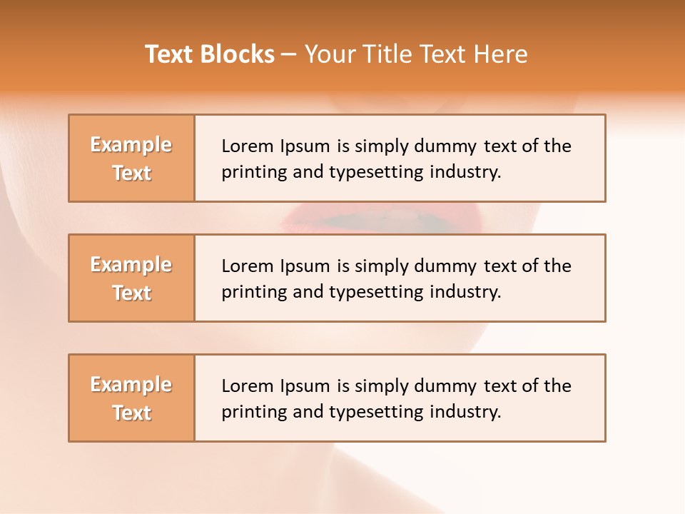 Woman Portrait Nature PowerPoint Template