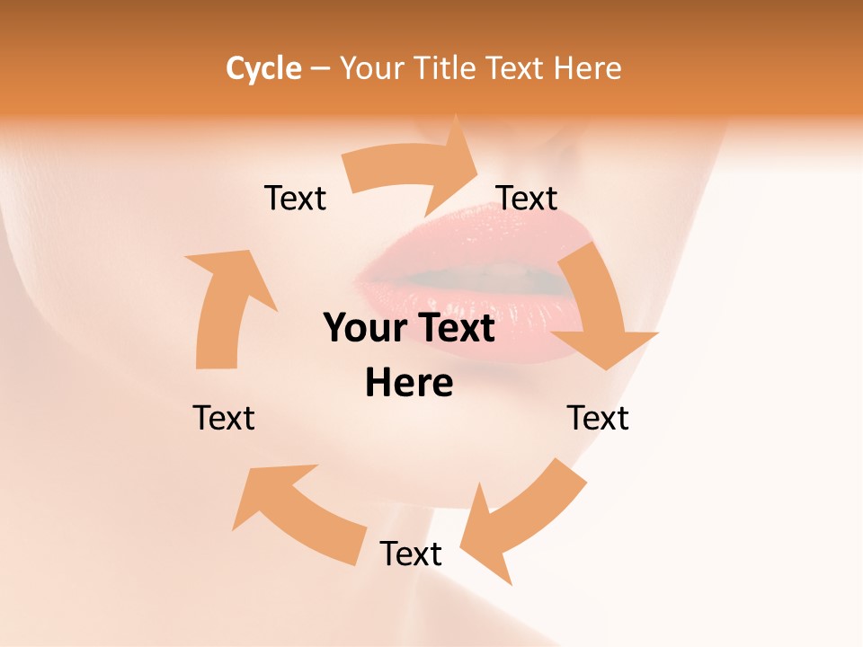 Woman Portrait Nature PowerPoint Template