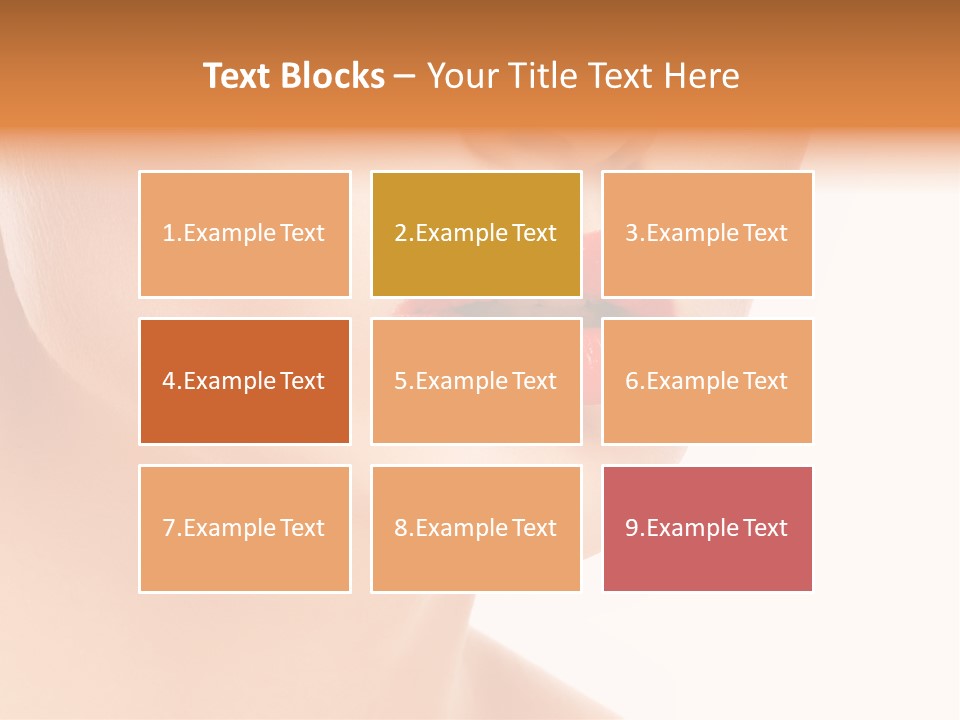 Woman Portrait Nature PowerPoint Template