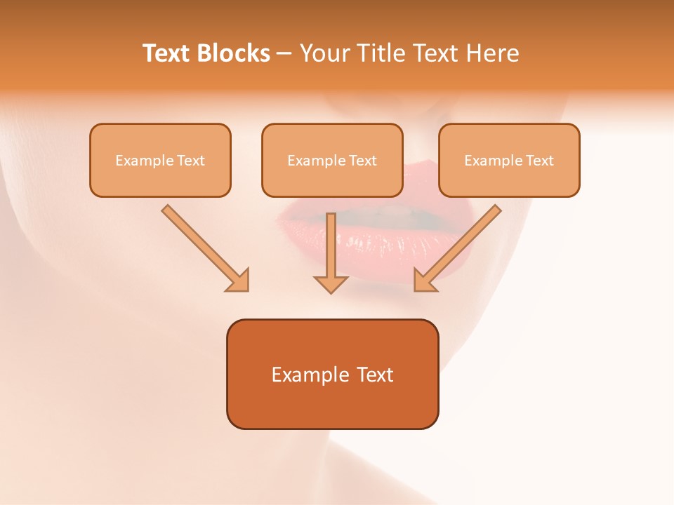 Woman Portrait Nature PowerPoint Template