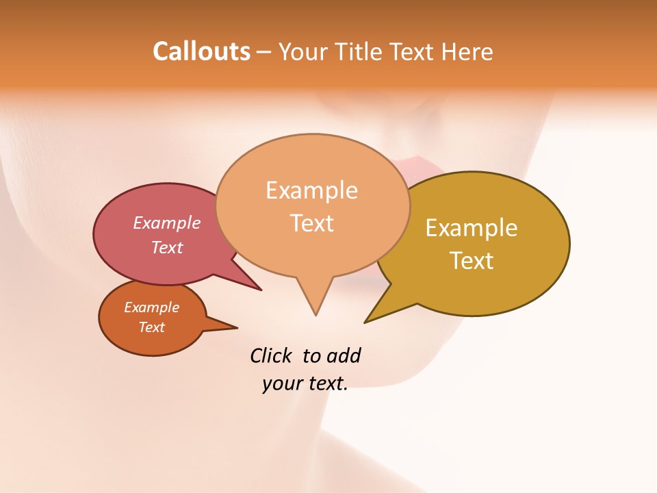 Woman Portrait Nature PowerPoint Template