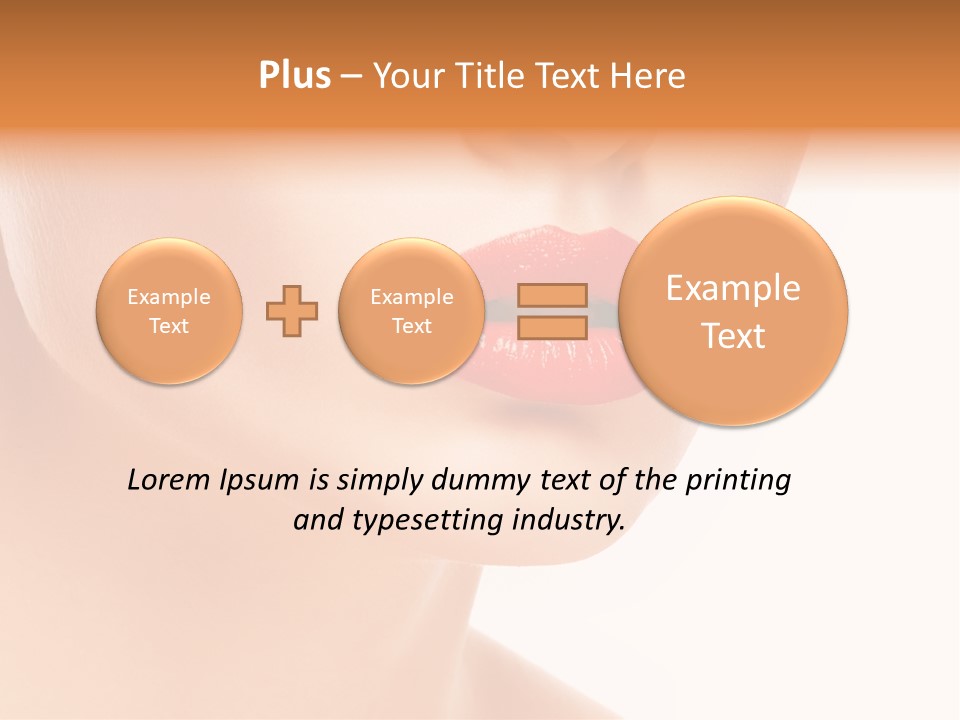 Woman Portrait Nature PowerPoint Template