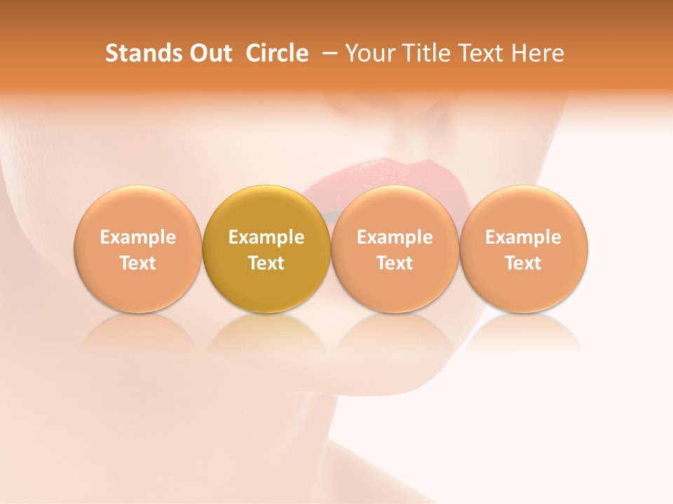 Woman Portrait Nature PowerPoint Template