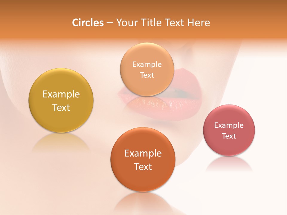 Woman Portrait Nature PowerPoint Template