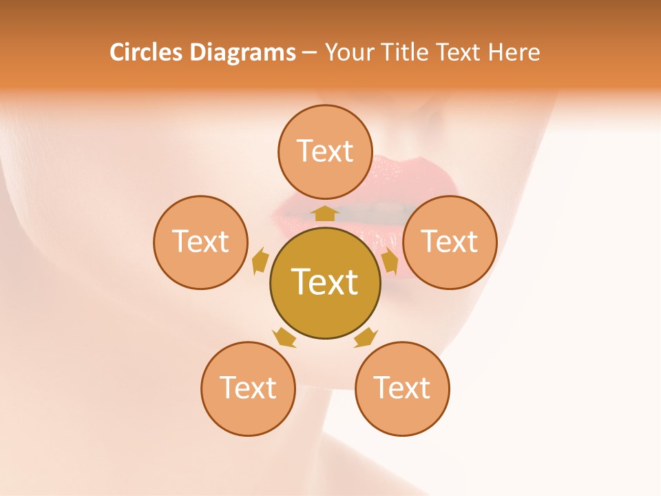 Woman Portrait Nature PowerPoint Template