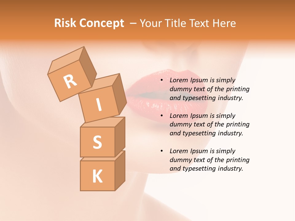 Woman Portrait Nature PowerPoint Template