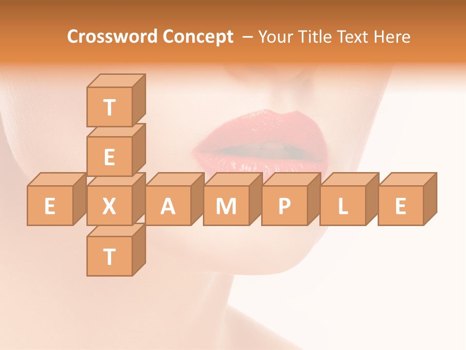 Woman Portrait Nature PowerPoint Template