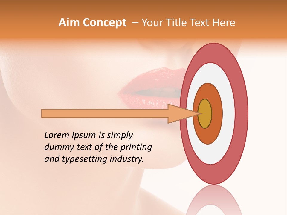 Woman Portrait Nature PowerPoint Template