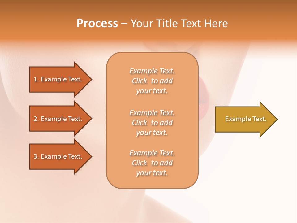 Woman Portrait Nature PowerPoint Template