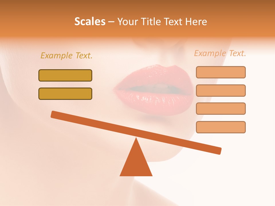 Woman Portrait Nature PowerPoint Template