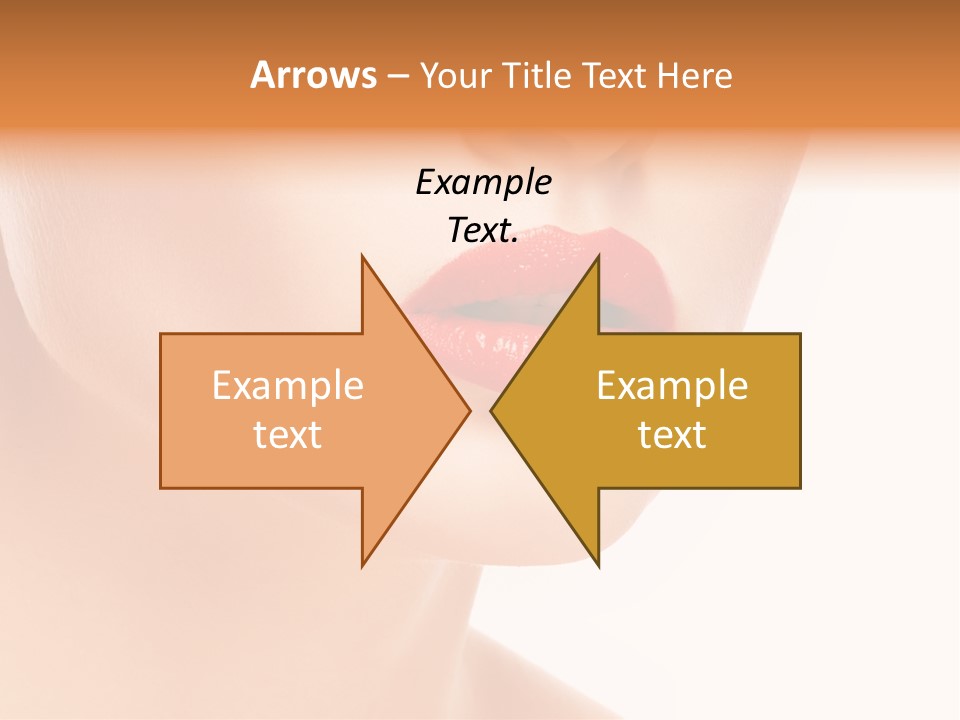 Woman Portrait Nature PowerPoint Template