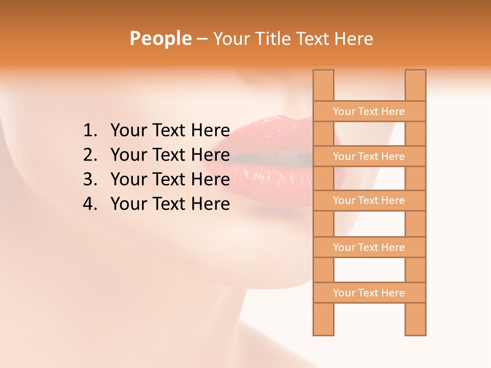 Woman Portrait Nature PowerPoint Template