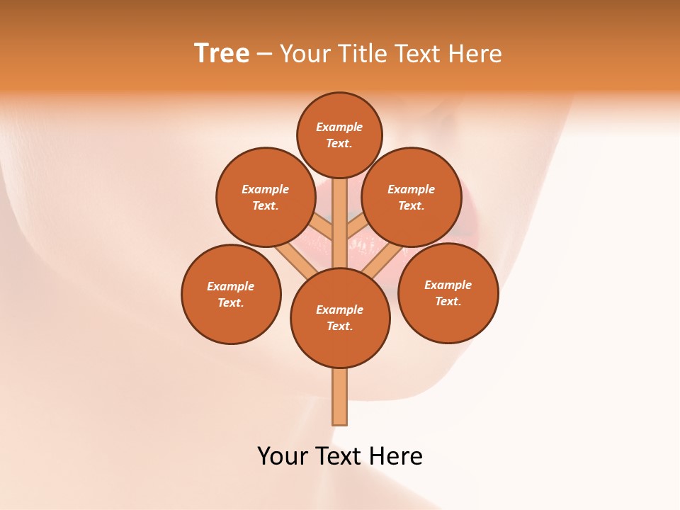 Woman Portrait Nature PowerPoint Template