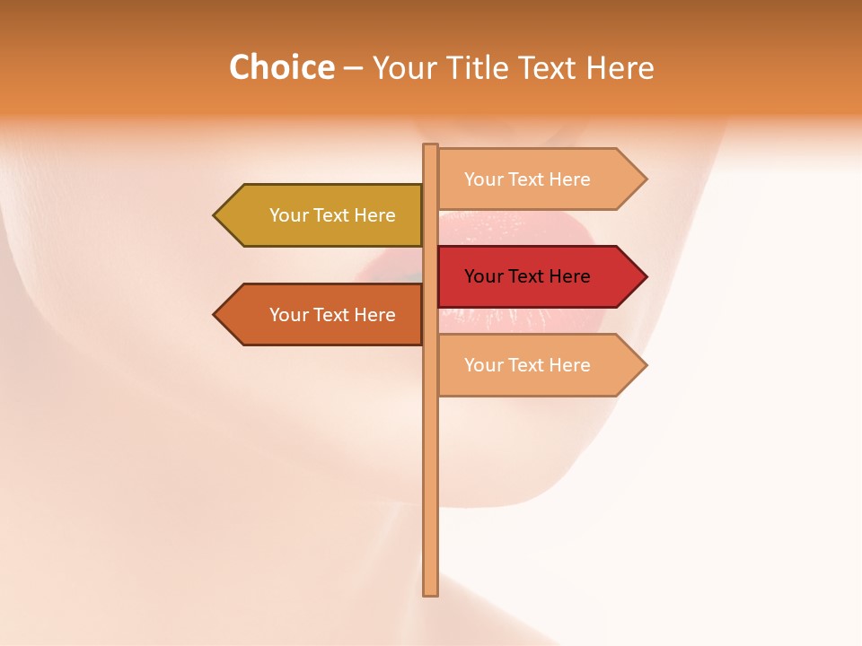 Woman Portrait Nature PowerPoint Template