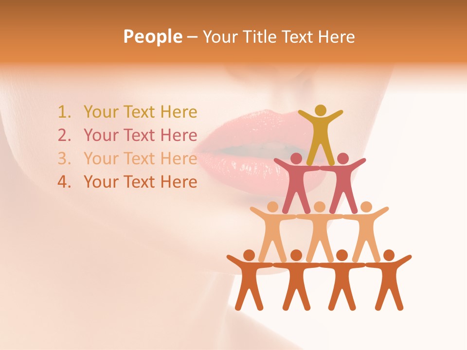 Woman Portrait Nature PowerPoint Template