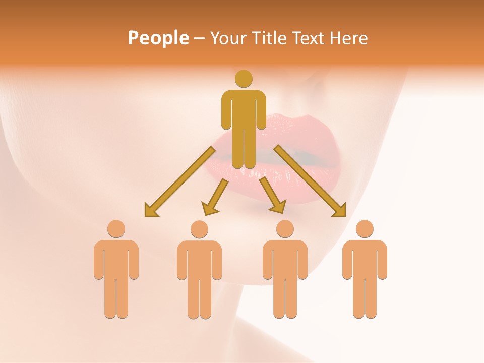 Woman Portrait Nature PowerPoint Template