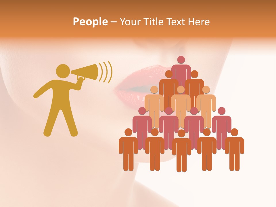 Woman Portrait Nature PowerPoint Template