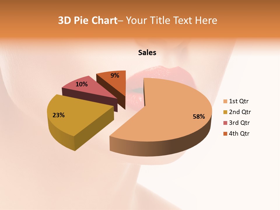 Woman Portrait Nature PowerPoint Template